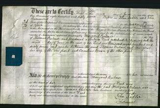 Deed by Married Women - Margaret Bulmer-Original Ancestry