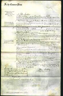 Court of Common Pleas - Margaret Bulmer-Original Ancestry