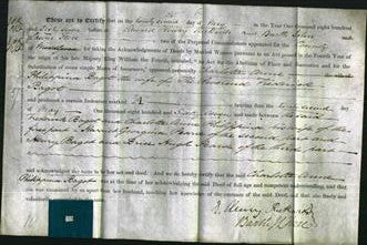 Deed by Married Women - Charlotte Anne Philippina Bagot-Original Ancestry