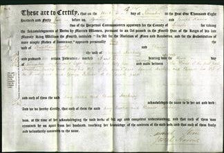 Deed by Married Women - Amy Curtis and Eleanor Hackney-Original Ancestry