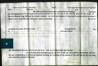 Deed by Married Women - Elizabeth Wiles-Original Ancestry