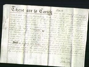Deed by Married Women - Sarah Rowlinson, Catherine Miller and Susannah Everatt-Original Ancestry