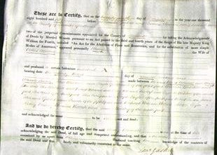 Deed by Married Women - Mary Whewell-Original Ancestry
