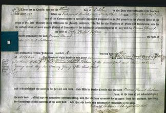 Deed by Married Women - Rosina Harriet Latham-Original Ancestry