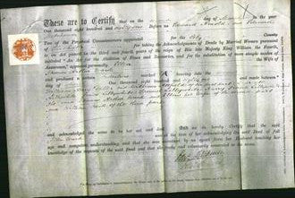 Deed by Married Women - Ellen Ward-Original Ancestry