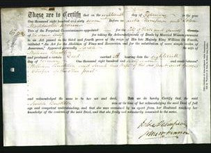Deed by Married Women - Sarah Buckton-Original Ancestry
