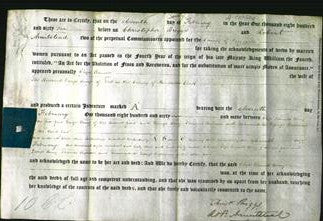 Deed by Married Women - Eliza Bennett Airey-Original Ancestry
