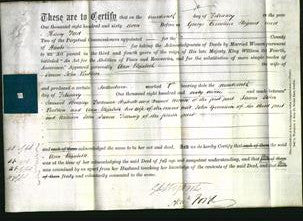 Deed by Married Women - Ann Elizabeth Couldin-Original Ancestry