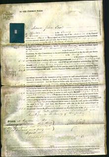 Court of Common Pleas - Elizabeth Mortimer and Mary Elliott-Original Ancestry