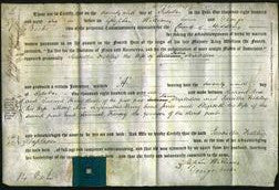 Deed by Married Women - Isabella Fishley Stapledon-Original Ancestry
