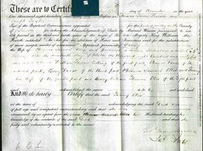 Deed by Married Women – Fanny Ellis-Original Ancestry