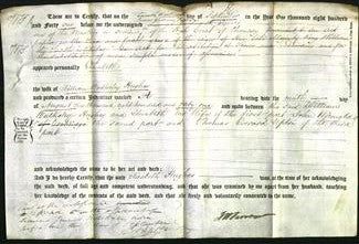 Deed by Married Women – Elizabeth Hughes-Original Ancestry