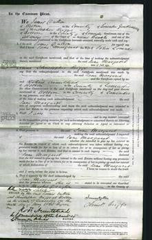 Court of Common Pleas - Jane Margaret Lomax-Original Ancestry