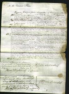 Court of Common Pleas - Virginie Bright, Martha Bright, Mary Ann Mascall-Original Ancestry