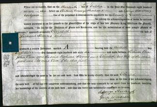 Deed by Married Women - Elizabeth Stevens-Original Ancestry