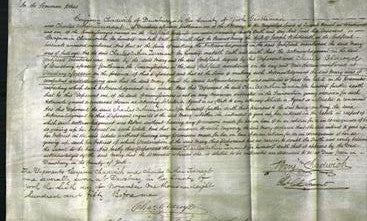 Court of Common Pleas - Mary Whitworth-Original Ancestry