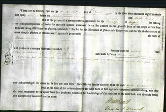 Deed by Married Women - Martha Stackhouse-Original Ancestry