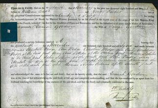 Deed by Married Women - Hannah Goodwin-Original Ancestry