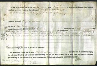 Deed by Married Women - Elizabeth Robinson-Original Ancestry