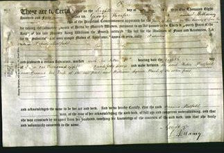 Deed by Married Women -Frances Peatfield-Original Ancestry
