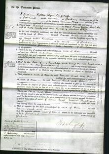 Court of Common Pleas - Frances Gordon, Sarah Lumley and Ann Grey-Original Ancestry