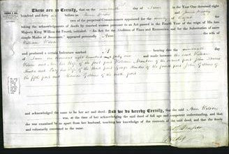 Deed by Married Women - Ann Wilson-Original Ancestry