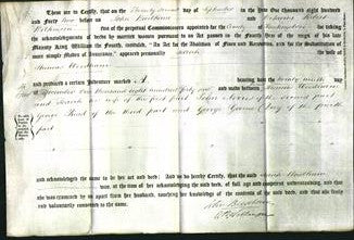 Deed by Married Women - Sarah Woodham-Original Ancestry
