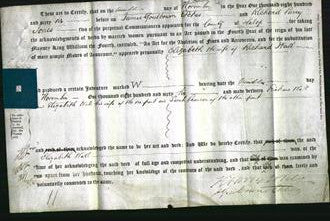 Deed by Married Women - Elizabeth Wall-Original Ancestry