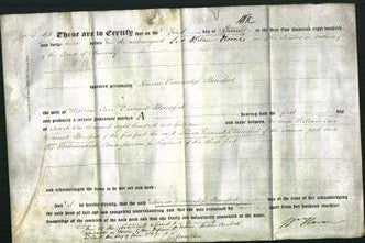Deed by Married Women - Louisa Viscountess Beresford-Original Ancestry
