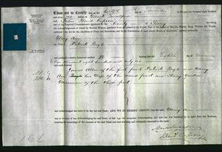 Deed by Married Women - Mary Ann Boyle-Original Ancestry