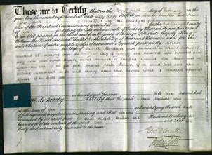 Deed by Married Women - Sarah Moulson-Original Ancestry