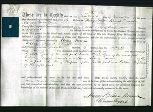 Deed by Married Women - Anna Maria Daniell-Original Ancestry