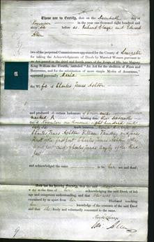 Deed by Married Women - Maria Ashton-Original Ancestry