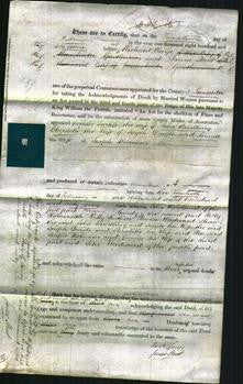 Deed by Married Women - Sarah Bradbury, Elizabeth Dingle, Emma Robinson-Original Ancestry