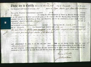 Deed by Married Women - Margaret Martin-Original Ancestry