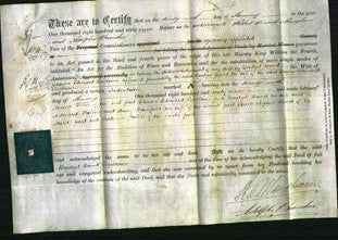 Deed by Married Women - Bridget Round Temblaire-Original Ancestry