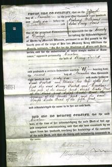 Deed by Married Women - Caroline Foskett-Original Ancestry