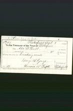 Wakefield, Massachusetts Payment Voucher - Asa W. Hill-Original Ancestry