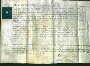 Deed by Married Women - Sarah Gillow-Original Ancestry