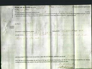 Deed by Married Women - Elizabeth Coales-Original Ancestry