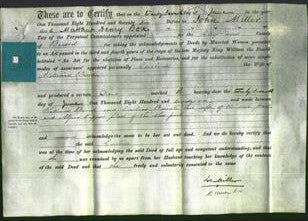 Deed by Married Women - Caroline Brunt-Original Ancestry