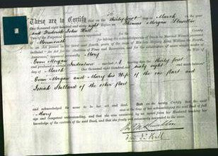 Deed by Married Women - Mary Morgan-Original Ancestry