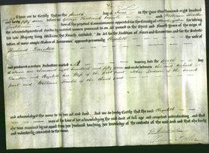 Deed by Married Women - Elizabeth Daintrel-Original Ancestry