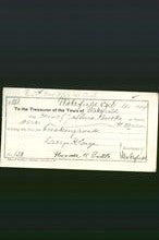 Wakefield, Massachusetts Payment Voucher - Joshua Brooks-Original Ancestry