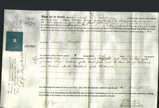 Deed by Married Women - Ann Flaxington-Original Ancestry