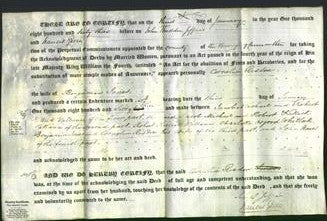 Deed by Married Women - Cornelia Risdon Jones-Original Ancestry