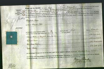 Deed by Married Women - Elizabeth Mary Holt-Original Ancestry
