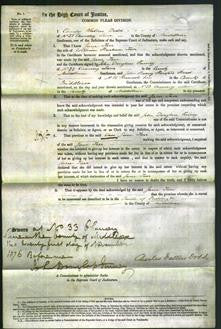 Court of Common Pleas - Jane Tarr-Original Ancestry