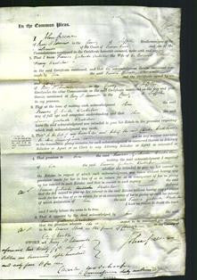 Court of Common Pleas - Frances Gertrude Wratislaw-Original Ancestry