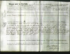 Deed by Married Women - Elizabeth Hannah Critchlow-Original Ancestry